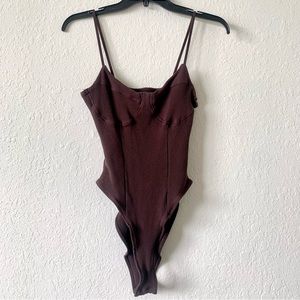 Brown Bodysuit